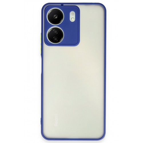 Newface Xiaomi Poco C65 Kılıf Montreal Silikon Kapak - Lacivert Newface Xiaomi Poco C65 Kılıf Montreal Silikon Kapak - Lacivert
