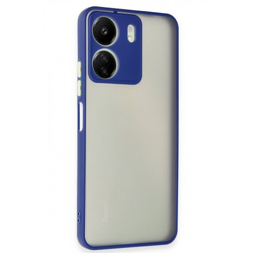 Newface Xiaomi Poco C65 Kılıf Montreal Silikon Kapak - Lacivert Newface Xiaomi Poco C65 Kılıf Montreal Silikon Kapak - Lacivert