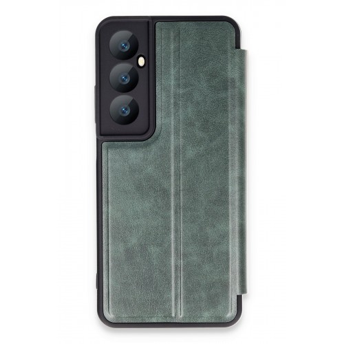 Newface Realme C65 Kılıf Flip Cover - Koyu Yeşil Newface Realme C65 Kılıf Flip Cover - Koyu Yeşil