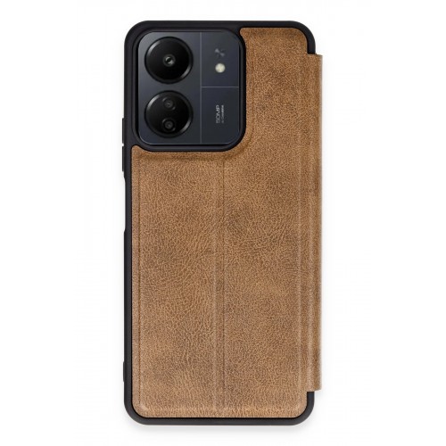 Newface Xiaomi Poco C65 Kılıf Flip Cover - Taba Newface Xiaomi Poco C65 Kılıf Flip Cover - Taba