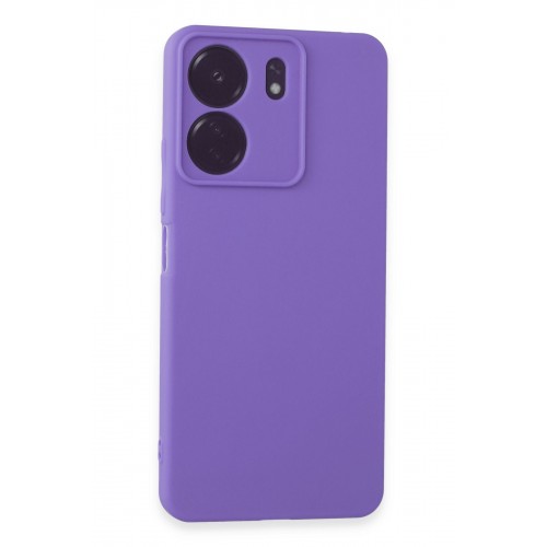 Newface Xiaomi Poco C65 Kılıf First Silikon - Lila