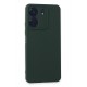 Newface Xiaomi Poco C65 Kılıf First Silikon - Koyu Yeşil