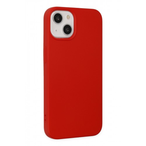 Newface iPhone 15 Pro Kılıf Nano içi Kadife Silikon - Kırmızı Newface iPhone 15 Pro Kılıf Nano içi Kadife Silikon - Kırmızı