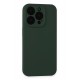 Newface iPhone 15 Pro Max Kılıf Nano içi Kadife Silikon - Koyu Yeşil Newface iPhone 15 Pro Max Kılıf Nano içi Kadife Silikon - Koyu Yeşil