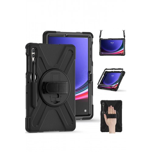 Newface Samsung Galaxy X610 Tab S9 FE Plus 12.4 Kılıf Amazing Tablet Kapak - Siyah Newface Samsung Galaxy X610 Tab S9 FE Plus 12.4 Kılıf Amazing Tablet Kapak - Siyah