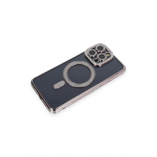 Newface iPhone 14 Pro Kılıf Joke Simli Magneticsafe Kılıf - Gri Newface iPhone 14 Pro Kılıf Joke Simli Magneticsafe Kılıf - Gri