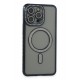Newface iPhone 14 Pro Kılıf Joke Simli Magneticsafe Kılıf - Lacivert