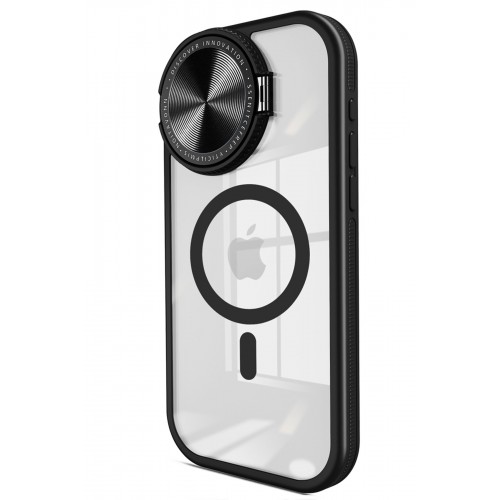 Newface iPhone 11 Kılıf Teleskop Lens Magsafe Silikon Kapak - Siyah Newface iPhone 11 Kılıf Teleskop Lens Magsafe Silikon Kapak - Siyah