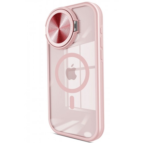 Newface iPhone 11 Kılıf Teleskop Lens Magsafe Silikon Kapak - Pembe Newface iPhone 11 Kılıf Teleskop Lens Magsafe Silikon Kapak - Pembe