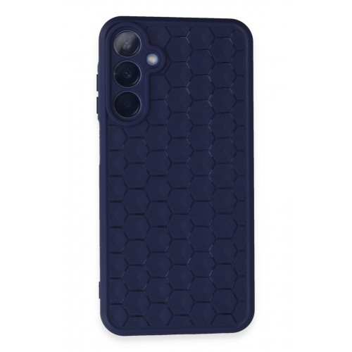 Newface Samsung Galaxy A15 4G Kılıf Petek Silikon Kapak - Lacivert Newface Samsung Galaxy A15 4G Kılıf Petek Silikon Kapak - Lacivert