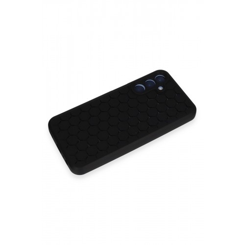 Newface Samsung Galaxy A35 5G Kılıf Petek Silikon Kapak - Siyah Newface Samsung Galaxy A35 5G Kılıf Petek Silikon Kapak - Siyah