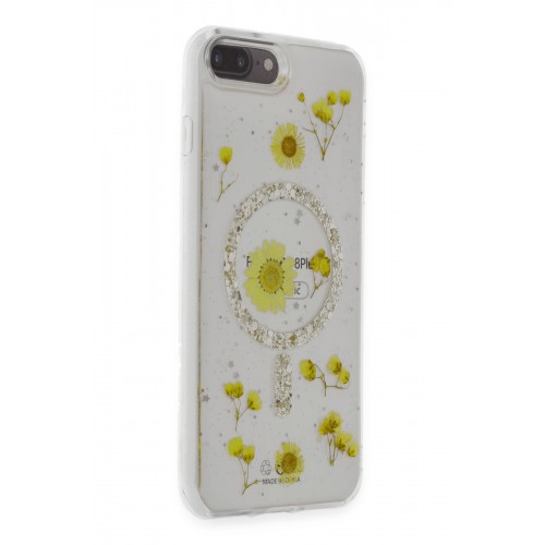 Newface iPhone 7 Plus Kılıf Daisy Simli Magsafe Kapak - Gümüş Newface iPhone 7 Plus Kılıf Daisy Simli Magsafe Kapak - Gümüş