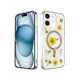 Newface iPhone 12 Kılıf Daisy Simli Magsafe Kapak - Gold Newface iPhone 12 Kılıf Daisy Simli Magsafe Kapak - Gold