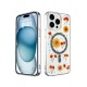 Newface iPhone 15 Pro Max Kılıf Daisy Simli Magsafe Kapak - Siyah