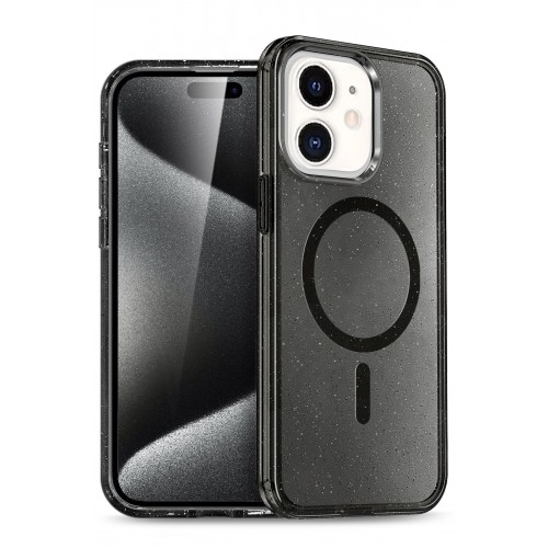 Newface iPhone 11 Kılıf Glow Magsafe Kapak - Siyah