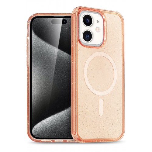 Newface iPhone 11 Kılıf Glow Magsafe Kapak - Turuncu Newface iPhone 11 Kılıf Glow Magsafe Kapak - Turuncu