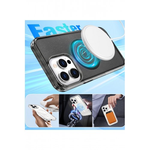 Newface iPhone 11 Kılıf Glow Magsafe Kapak - Mor Newface iPhone 11 Kılıf Glow Magsafe Kapak - Mor