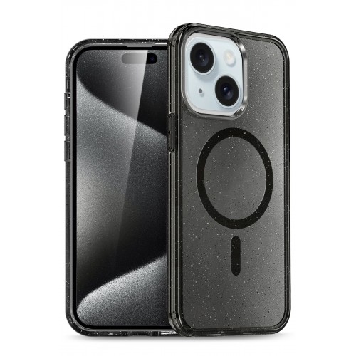 Newface iPhone 15 Plus Kılıf Glow Magsafe Kapak - Siyah Newface iPhone 15 Plus Kılıf Glow Magsafe Kapak - Siyah