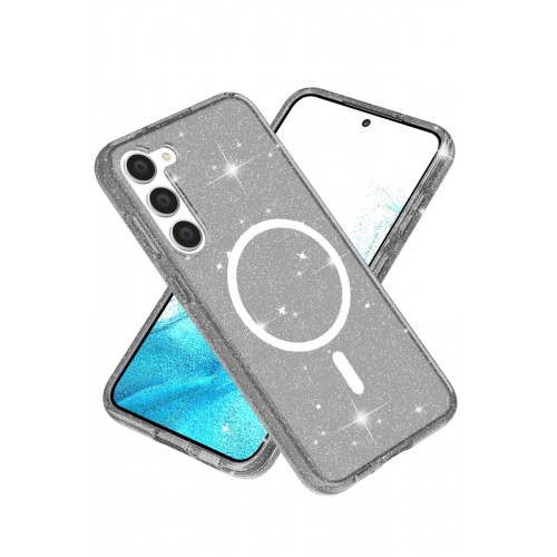Newface Samsung Galaxy S23 Kılıf Glow Magsafe Kapak - Siyah Newface Samsung Galaxy S23 Kılıf Glow Magsafe Kapak - Siyah