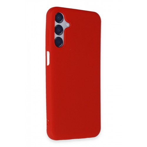 Newface Samsung Galaxy M15 Kılıf First Silikon - Kırmızı Newface Samsung Galaxy M15 Kılıf First Silikon - Kırmızı