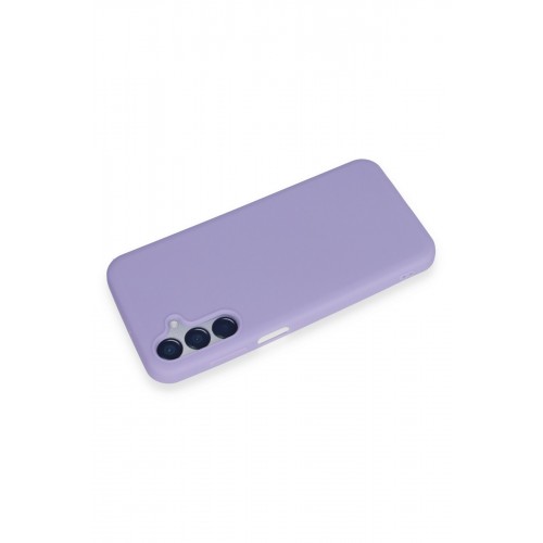 Newface Samsung Galaxy M15 Kılıf First Silikon - Lila Newface Samsung Galaxy M15 Kılıf First Silikon - Lila