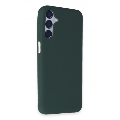 Newface Samsung Galaxy M15 Kılıf First Silikon - Koyu Yeşil Newface Samsung Galaxy M15 Kılıf First Silikon - Koyu Yeşil