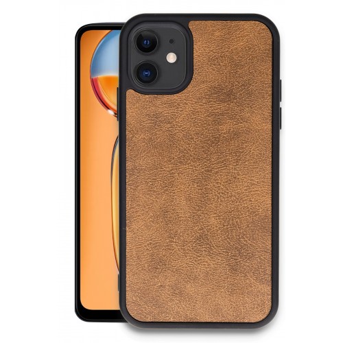 Newface iPhone 11 Kılıf Aras Deri Kapak - Taba Newface iPhone 11 Kılıf Aras Deri Kapak - Taba