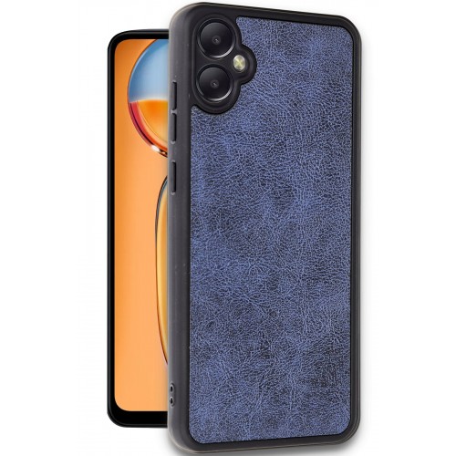Newface Samsung Galaxy A05 Kılıf Aras Deri Kapak - Lacivert Newface Samsung Galaxy A05 Kılıf Aras Deri Kapak - Lacivert