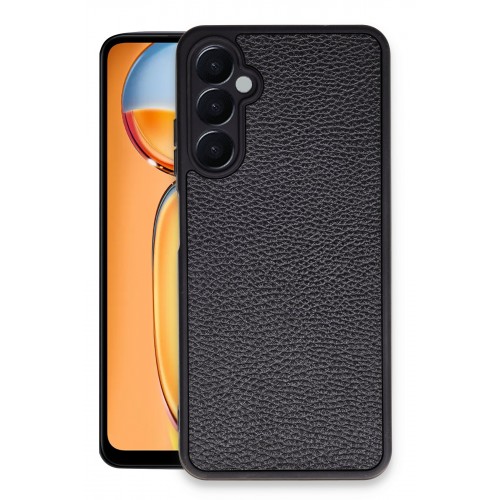 Newface Samsung Galaxy A15 4G Kılıf Aras Deri Kapak - Siyah Newface Samsung Galaxy A15 4G Kılıf Aras Deri Kapak - Siyah