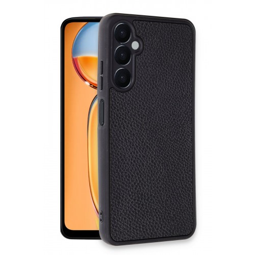 Newface Samsung Galaxy A15 4G Kılıf Aras Deri Kapak - Siyah Newface Samsung Galaxy A15 4G Kılıf Aras Deri Kapak - Siyah
