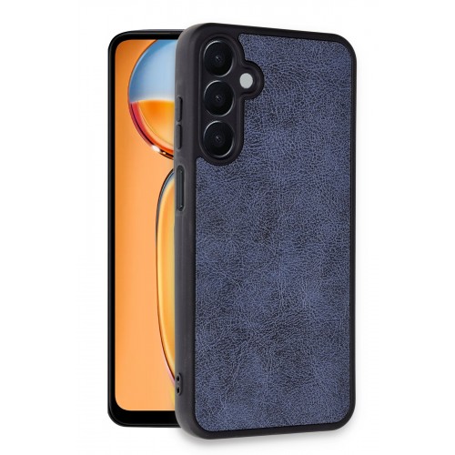 Newface Samsung Galaxy A25 5G Kılıf Aras Deri Kapak - Lacivert Newface Samsung Galaxy A25 5G Kılıf Aras Deri Kapak - Lacivert