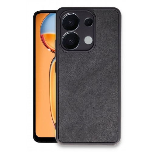 Newface Xiaomi Poco X6 Kılıf Aras Deri Kapak - Siyah Newface Xiaomi Poco X6 Kılıf Aras Deri Kapak - Siyah