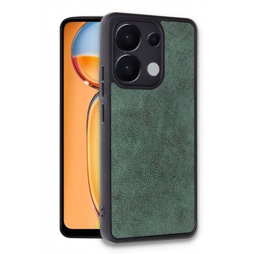 Newface Xiaomi Poco X6 Kılıf Aras Deri Kapak - Koyu Yeşil Newface Xiaomi Poco X6 Kılıf Aras Deri Kapak - Koyu Yeşil