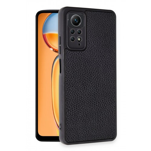 Newface Xiaomi Redmi Note 12 Pro 4G Kılıf Aras Deri Kapak - Siyah Newface Xiaomi Redmi Note 12 Pro 4G Kılıf Aras Deri Kapak - Siyah