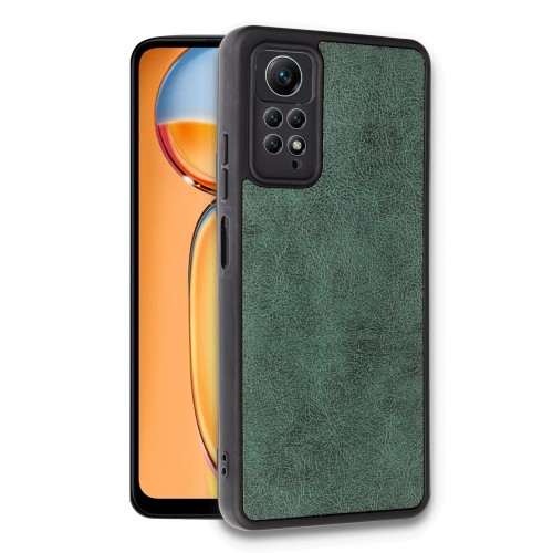 Newface Xiaomi Redmi Note 12 Pro 4G Kılıf Aras Deri Kapak - Koyu Yeşil Newface Xiaomi Redmi Note 12 Pro 4G Kılıf Aras Deri Kapak - Koyu Yeşil