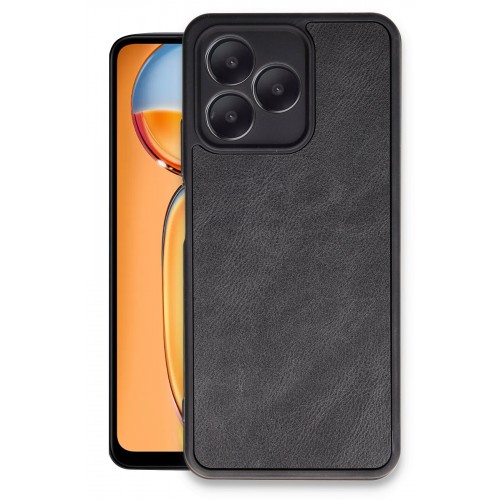 Newface Realme Note 50 4G Kılıf Aras Deri Kapak - Siyah Newface Realme Note 50 4G Kılıf Aras Deri Kapak - Siyah