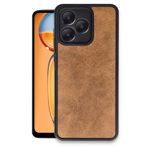 Newface Realme Note 50 4G Kılıf Aras Deri Kapak - Taba Newface Realme Note 50 4G Kılıf Aras Deri Kapak - Taba