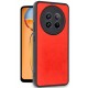 Newface Realme 12 5G Kılıf Aras Deri Kapak - Kırmızı