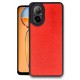 Newface Realme 12 Lite Kılıf Aras Deri Kapak - Kırmızı