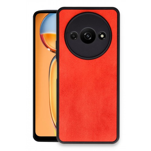 Newface Xiaomi Poco C61 Kılıf Aras Deri Kapak - Kırmızı Newface Xiaomi Poco C61 Kılıf Aras Deri Kapak - Kırmızı