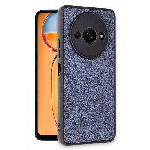 Newface Xiaomi Poco C61 Kılıf Aras Deri Kapak - Lacivert Newface Xiaomi Poco C61 Kılıf Aras Deri Kapak - Lacivert