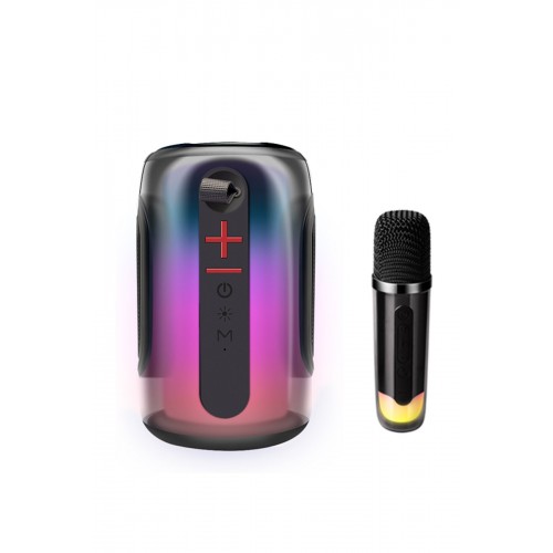 Newface Pluse 8 RGB Kablosuz Hoparlör - Siyah Newface Pluse 8 RGB Kablosuz Hoparlör - Siyah