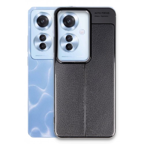 Newface Oppo Reno 11F Kılıf Auto Focus Kapak - Siyah Newface Oppo Reno 11F Kılıf Auto Focus Kapak - Siyah