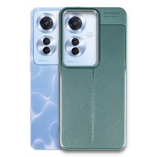 Newface Oppo Reno 11F Kılıf Auto Focus Kapak - Koyu Yeşil Newface Oppo Reno 11F Kılıf Auto Focus Kapak - Koyu Yeşil