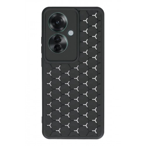 Newface Oppo Reno 11F Kılıf Petek Silikon Kapak - Siyah Newface Oppo Reno 11F Kılıf Petek Silikon Kapak - Siyah
