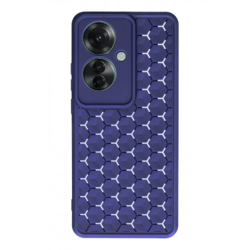 Newface Oppo Reno 11F Kılıf Petek Silikon Kapak - Lacivert Newface Oppo Reno 11F Kılıf Petek Silikon Kapak - Lacivert