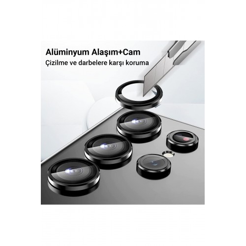 Newface Samsung Galaxy Z Fold 5 Valdez Metal Kamera Lens - Siyah Newface Samsung Galaxy Z Fold 5 Valdez Metal Kamera Lens - Siyah