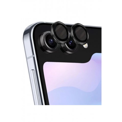 Newface Samsung Galaxy Z Flip 5 Valdez Metal Kamera Lens - Siyah Newface Samsung Galaxy Z Flip 5 Valdez Metal Kamera Lens - Siyah