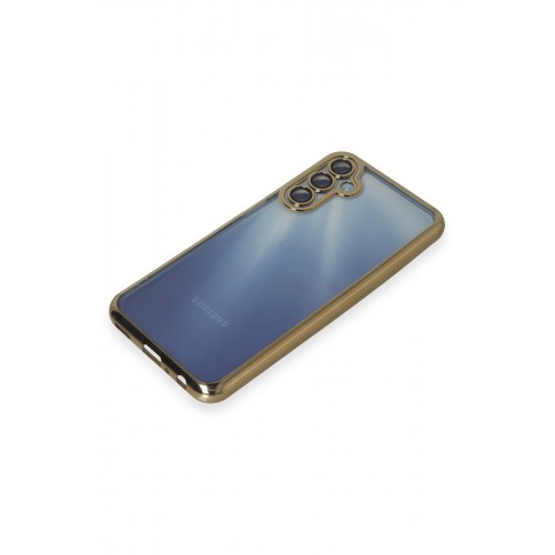 Newface Samsung Galaxy A15 4G Kılıf Razer Lensli Silikon - Gold Newface Samsung Galaxy A15 4G Kılıf Razer Lensli Silikon - Gold