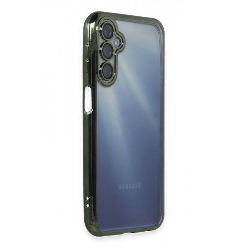 Newface Samsung Galaxy A15 4G Kılıf Razer Lensli Silikon - Yeşil Newface Samsung Galaxy A15 4G Kılıf Razer Lensli Silikon - Yeşil